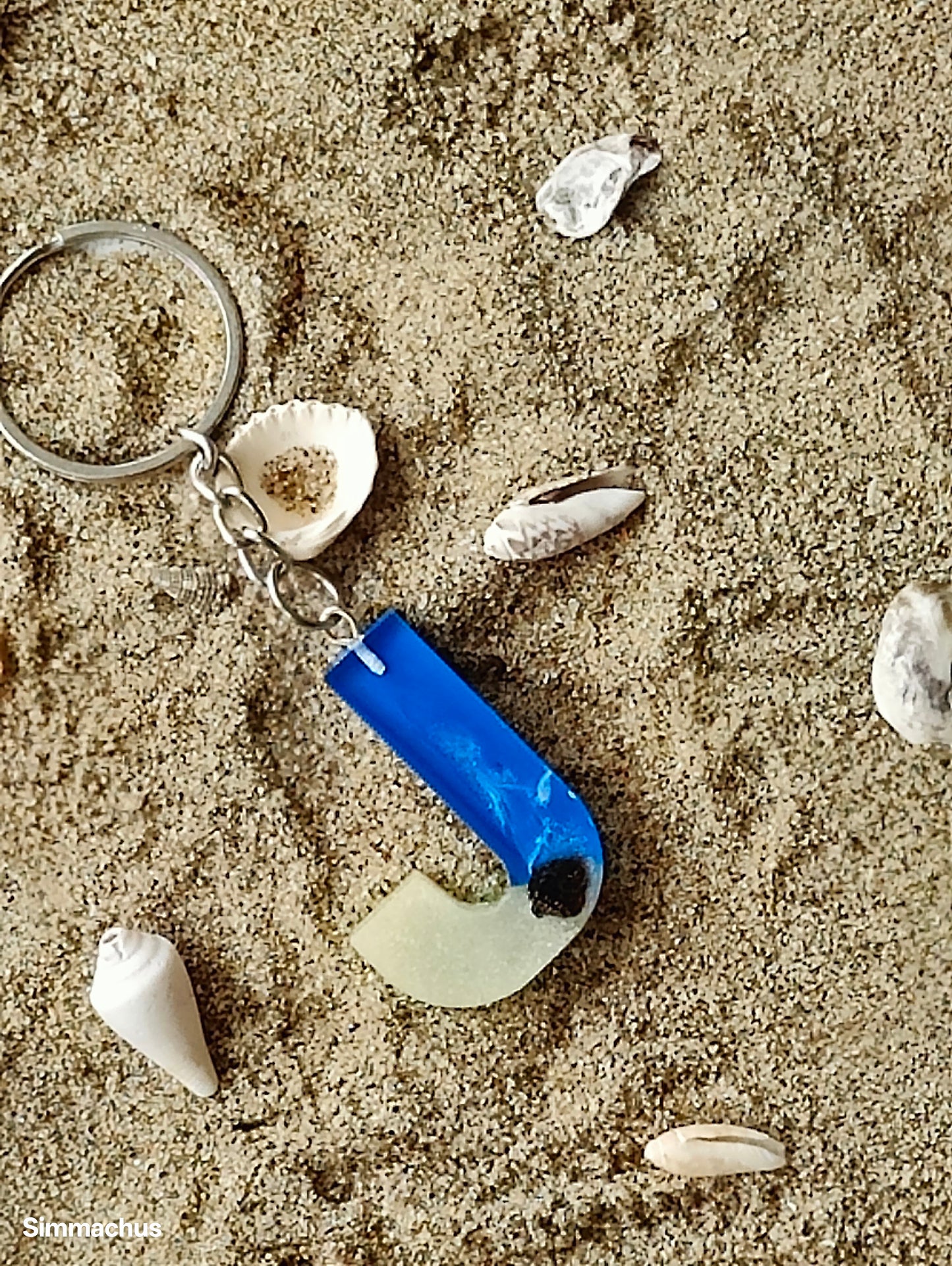 Alphabet Beach Key Chain