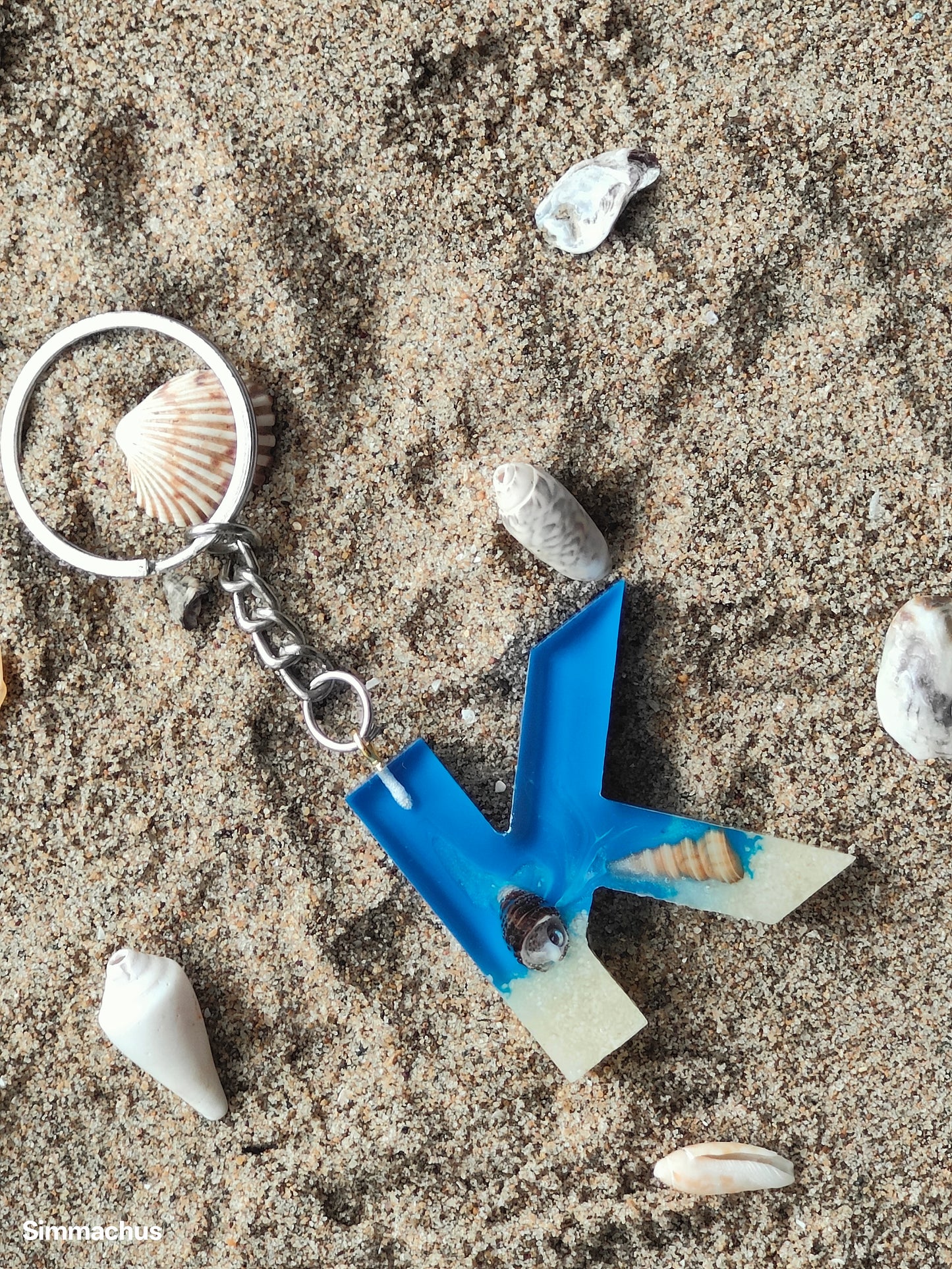 Alphabet Beach Key Chain