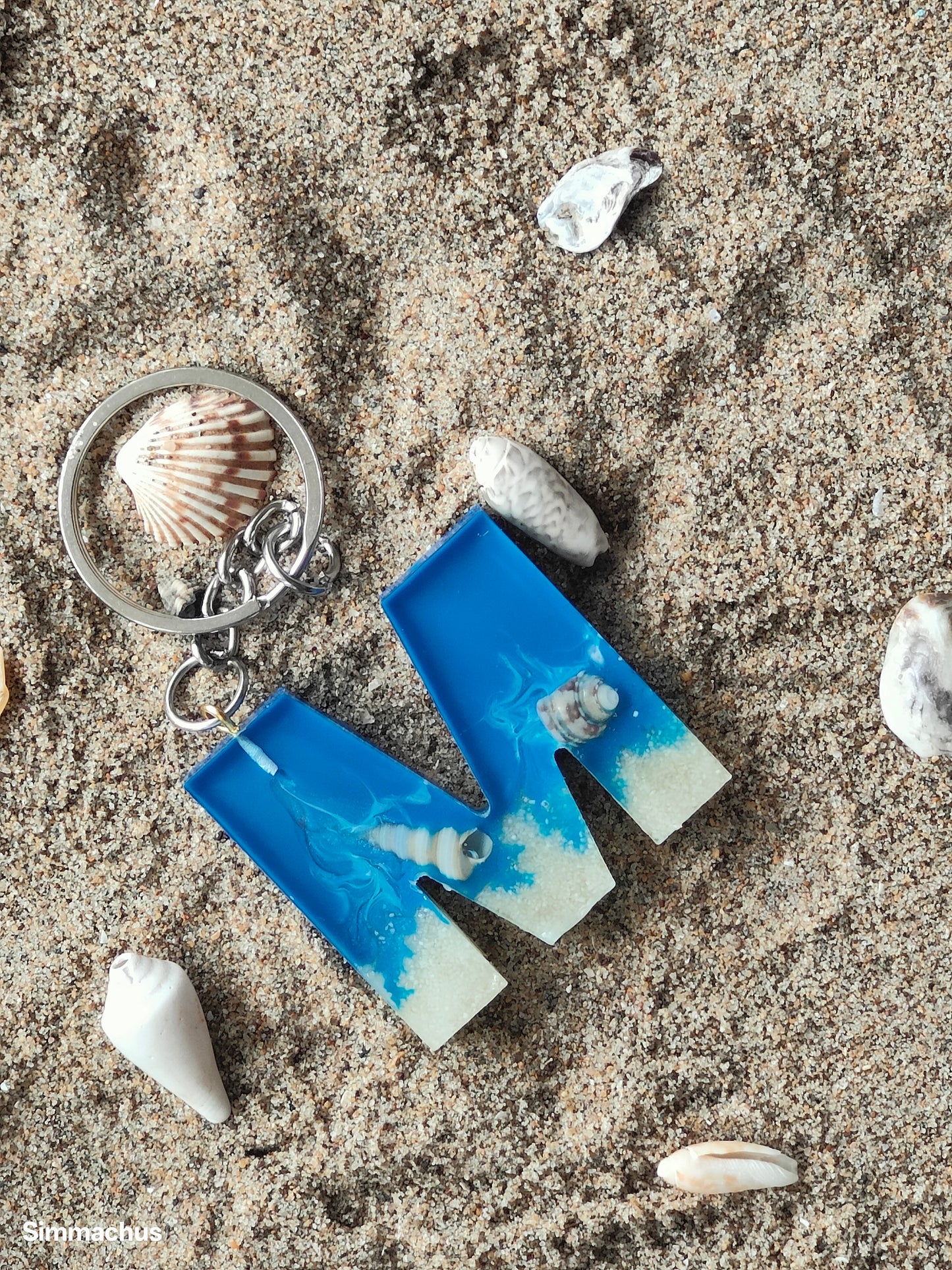 Alphabet Beach Key Chain