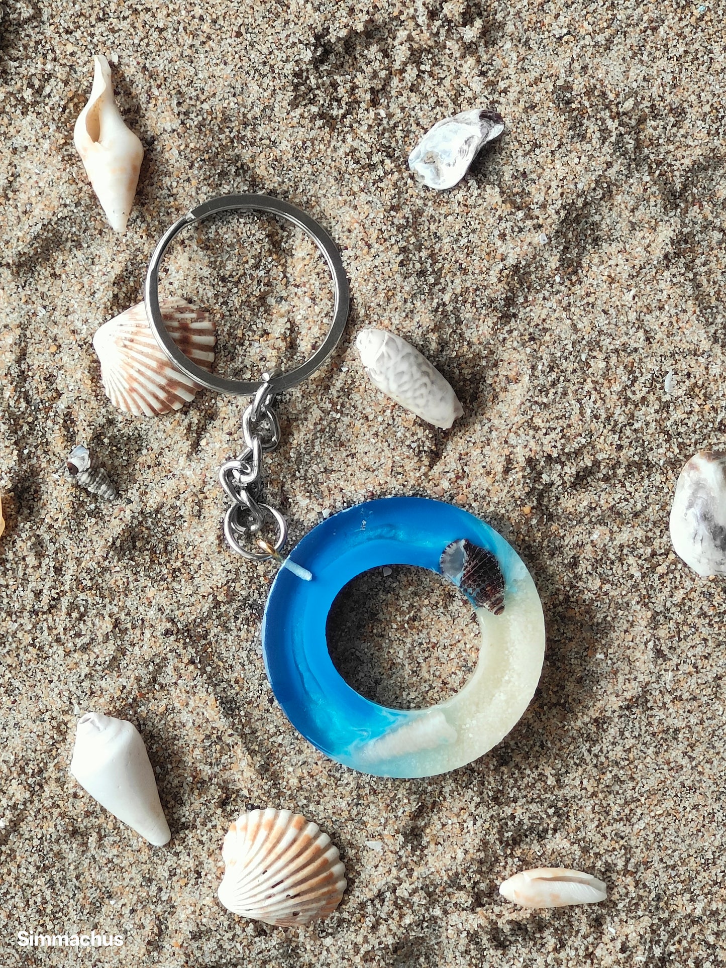 Alphabet Beach Key Chain
