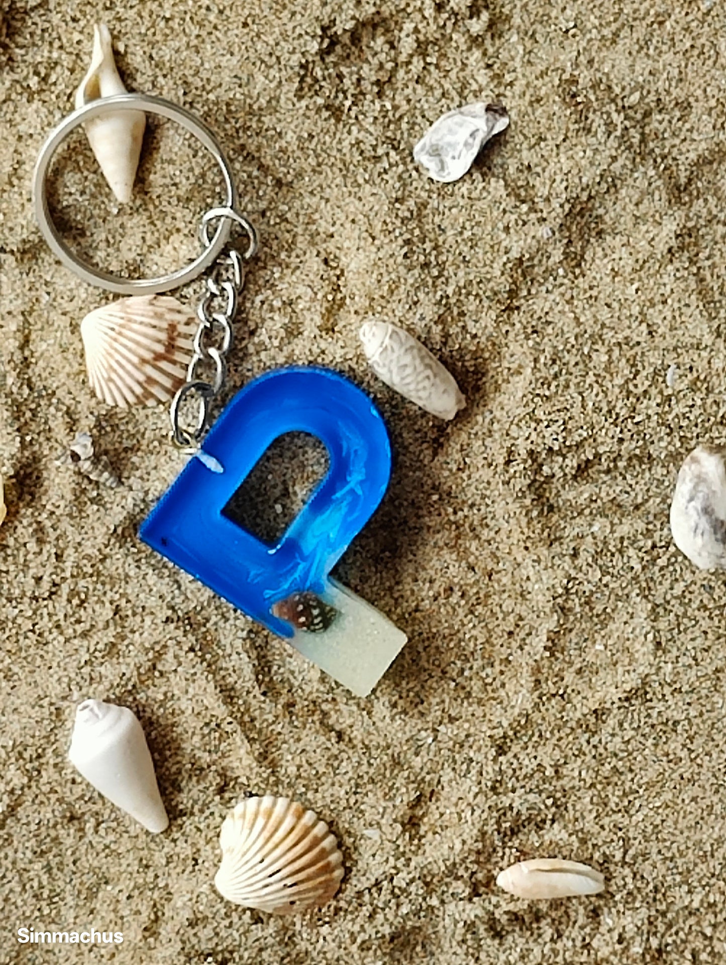 Alphabet Beach Key Chain