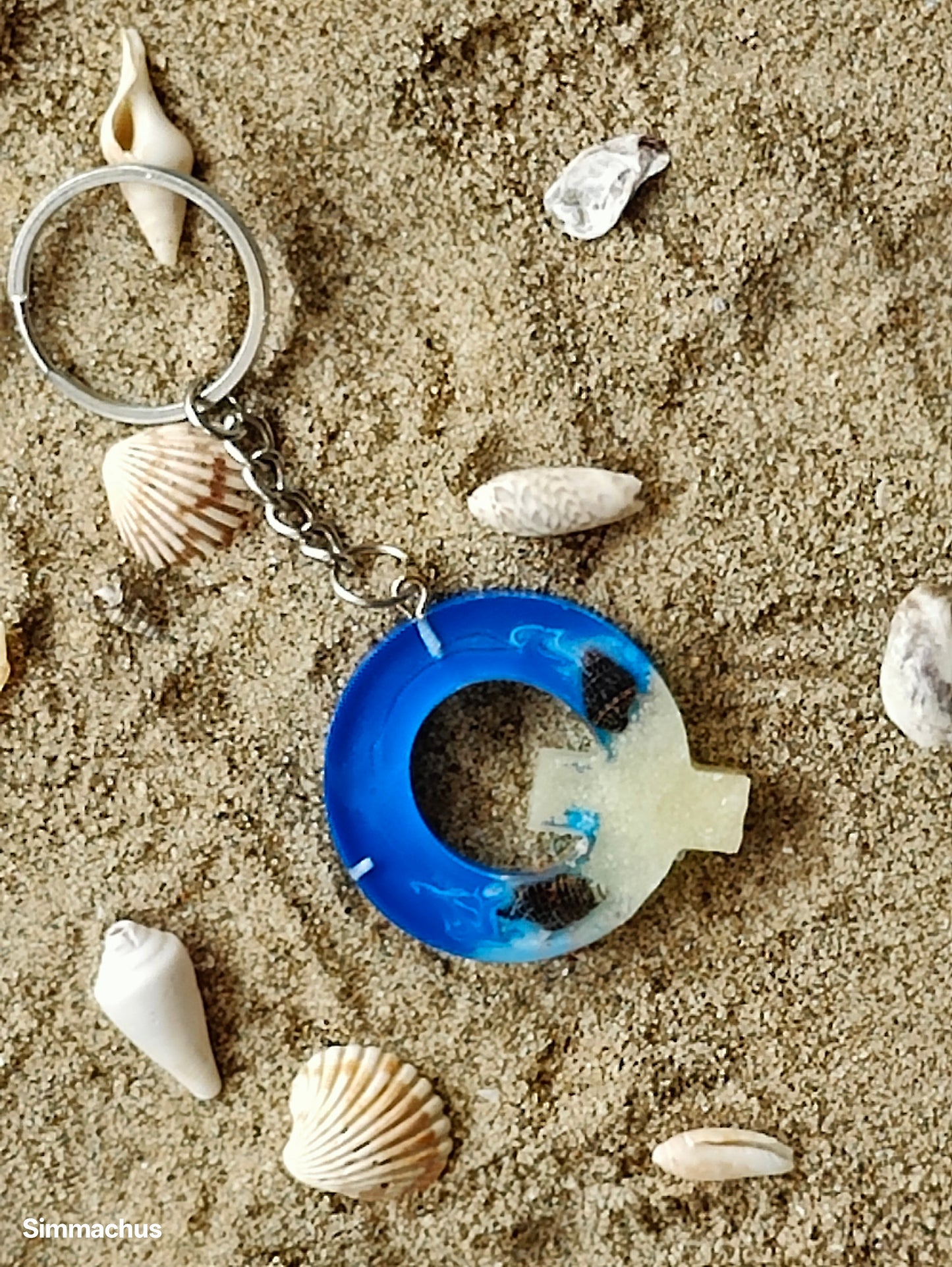 Alphabet Beach Key Chain