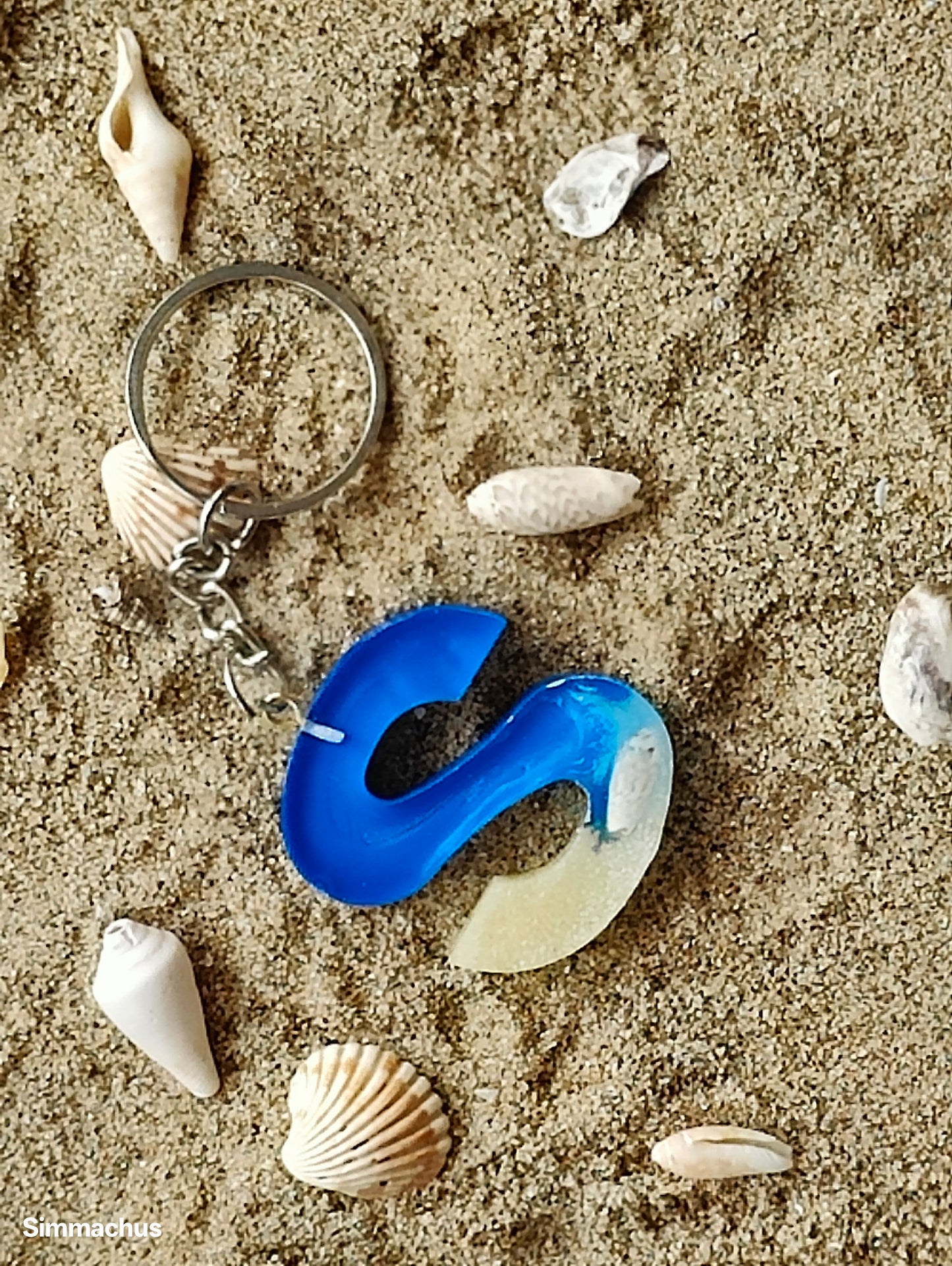 Alphabet Beach Key Chain