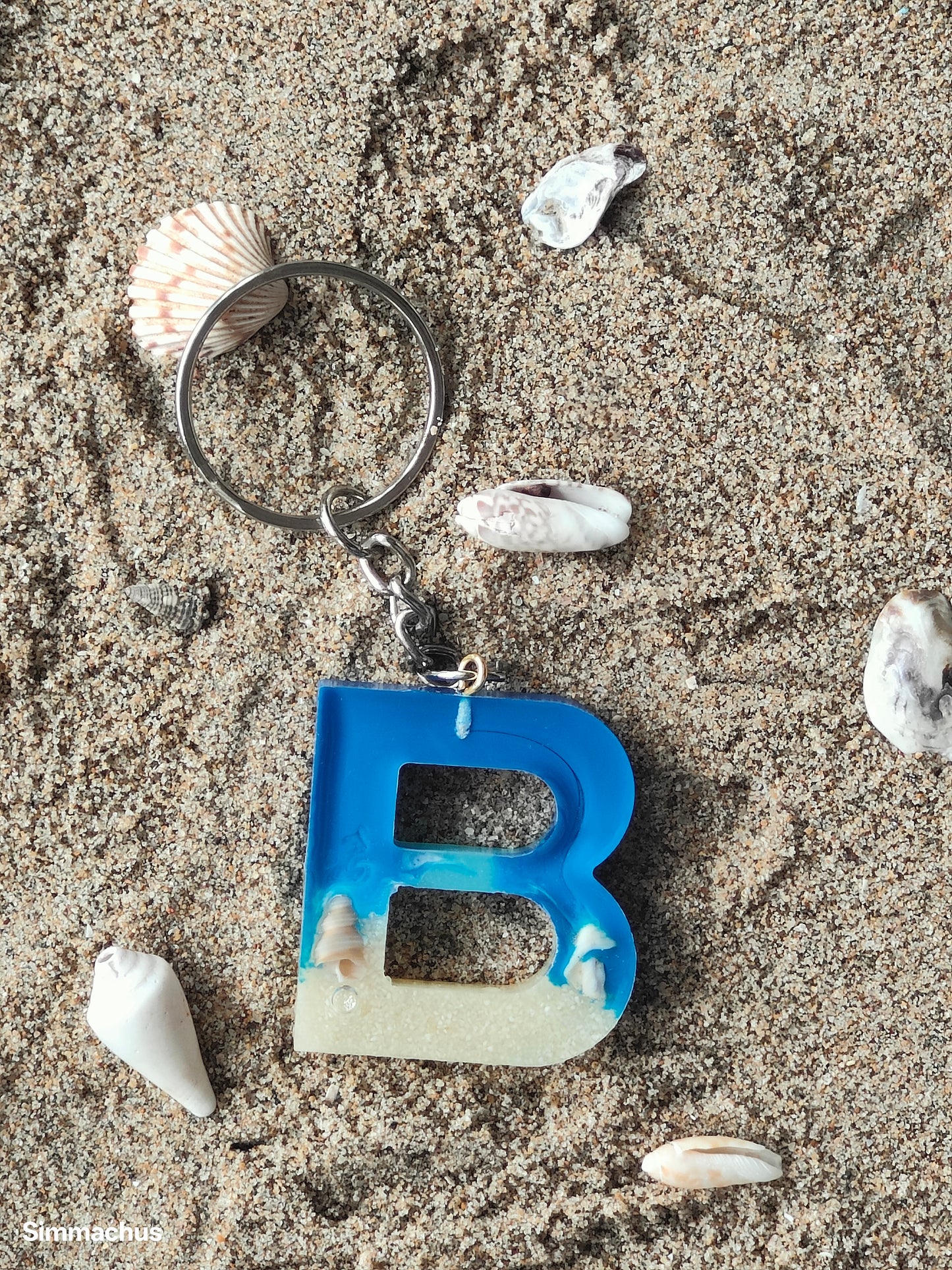 Alphabet Beach Key Chain