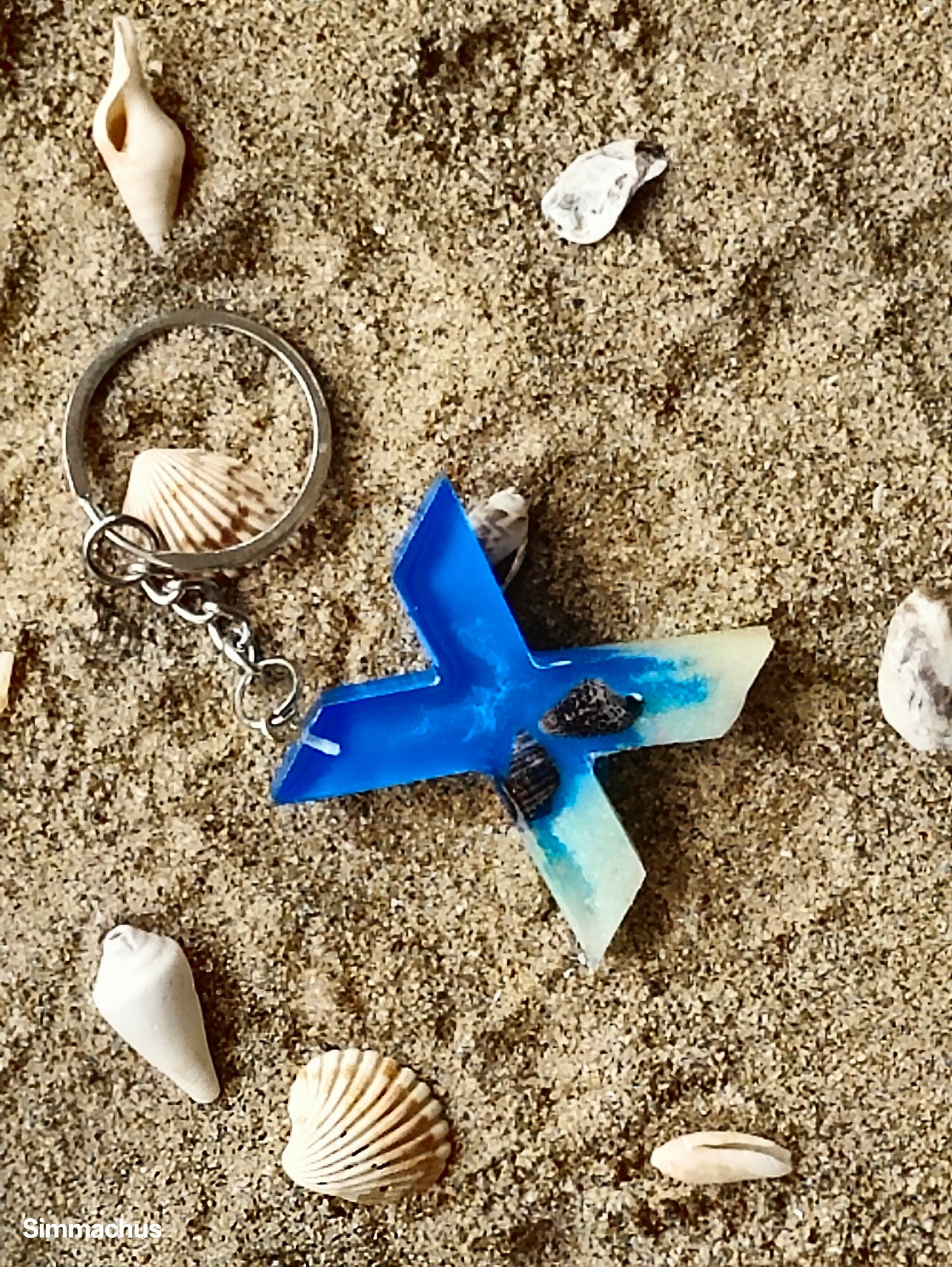 Alphabet Beach Key Chain