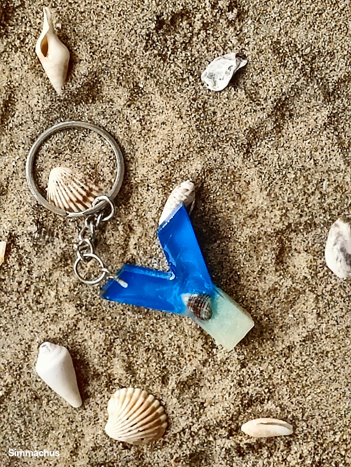 Alphabet Beach Key Chain