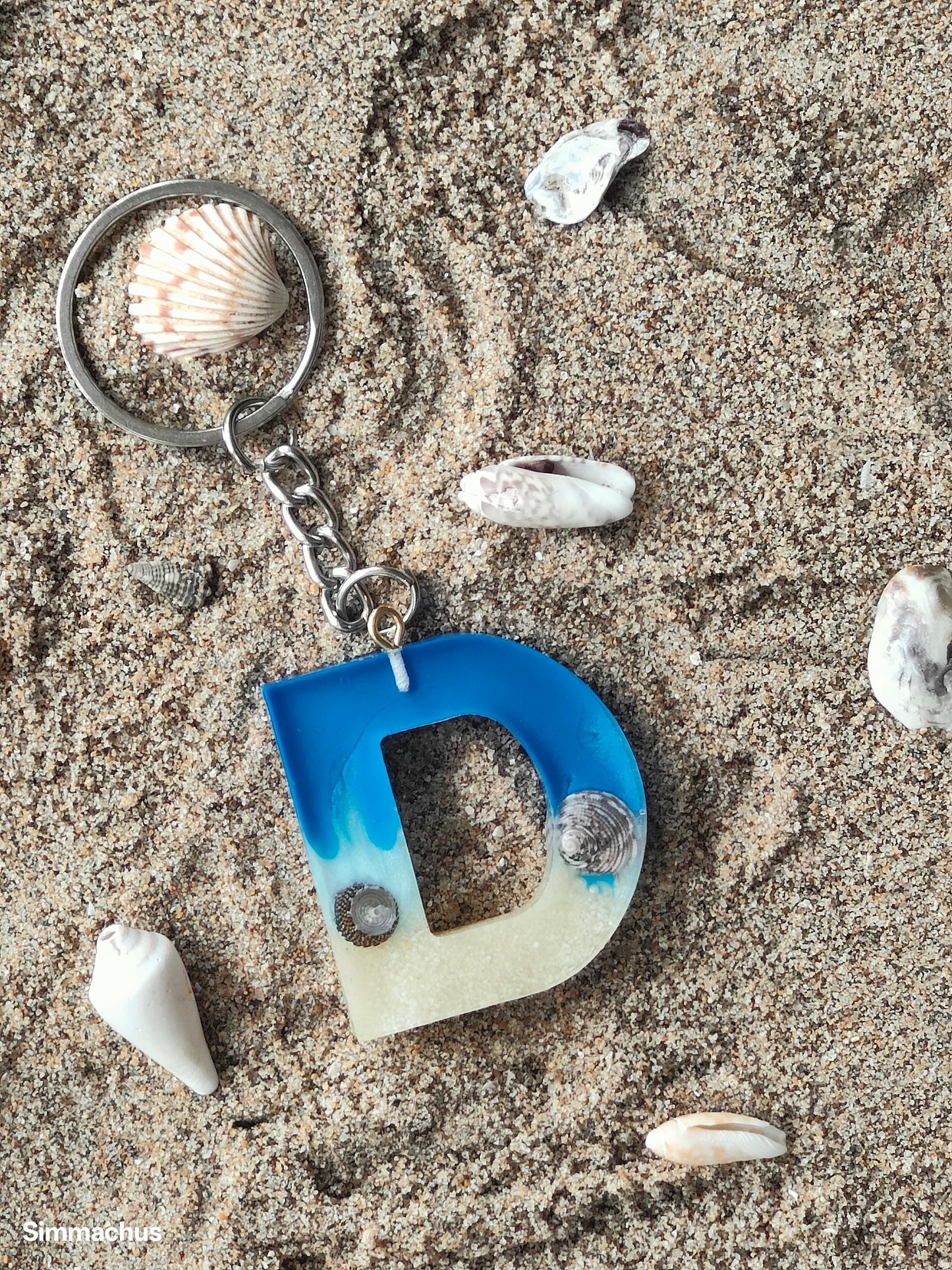 Alphabet Beach Key Chain