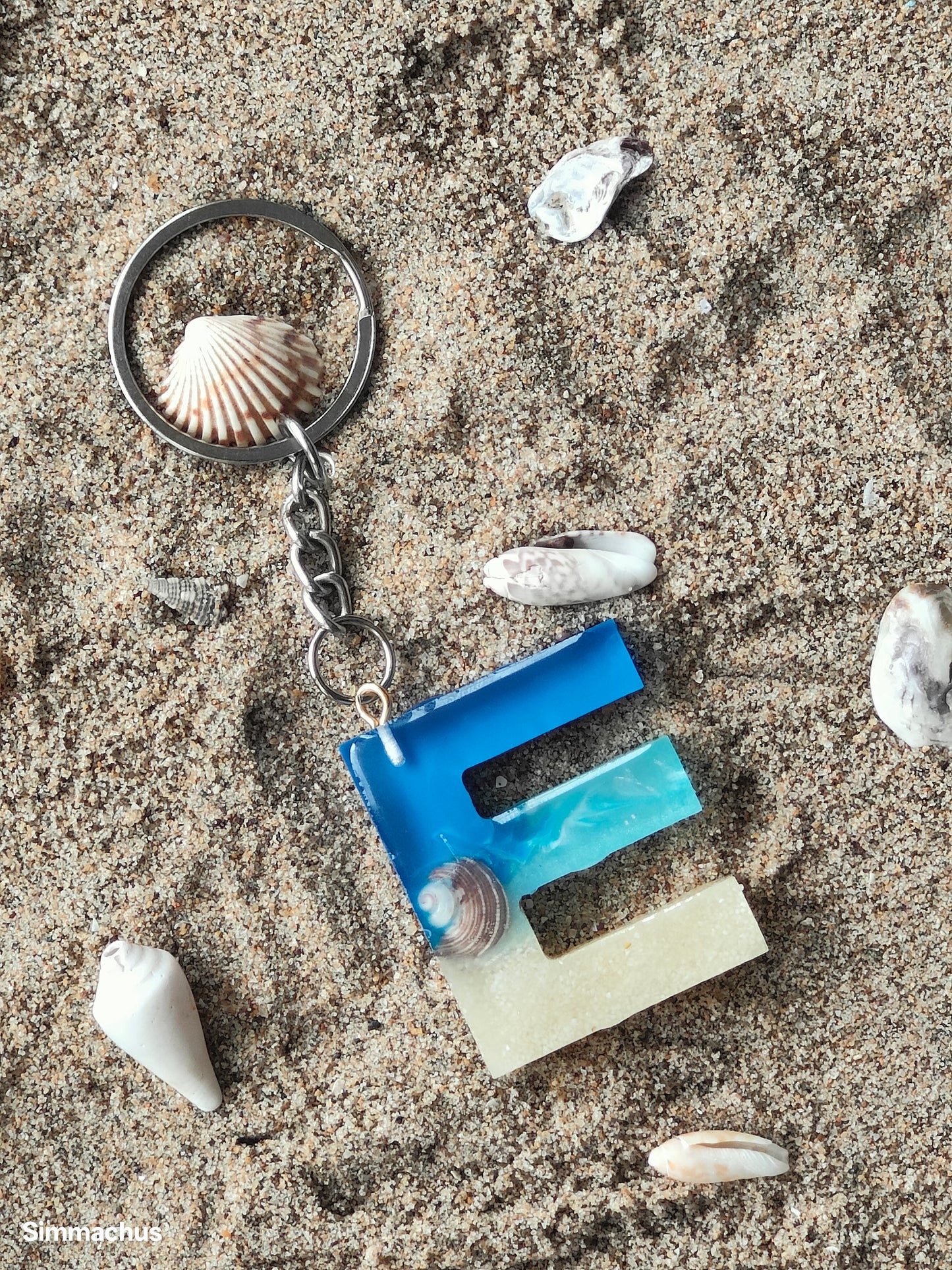Alphabet Beach Key Chain