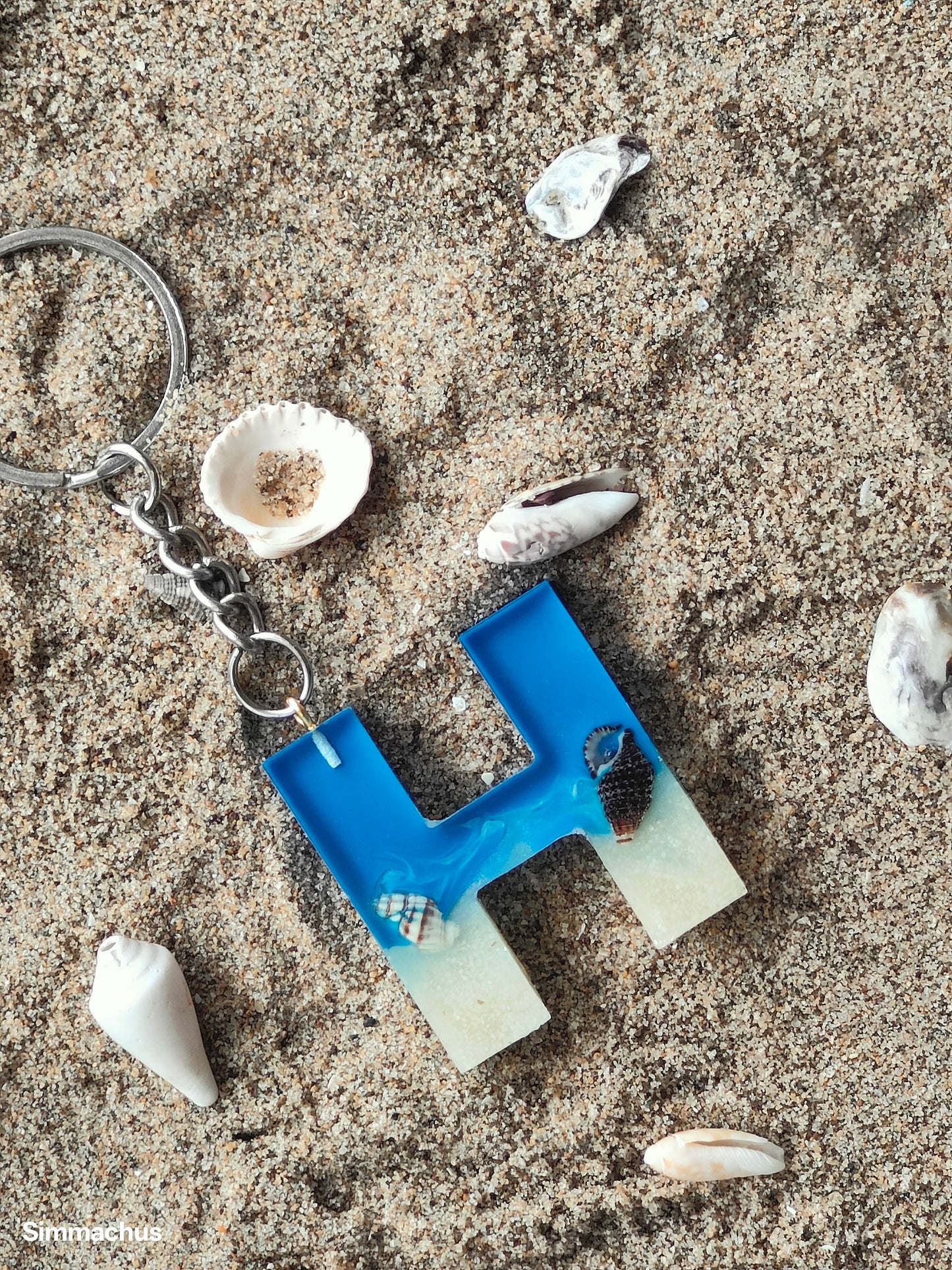 Alphabet Beach Key Chain
